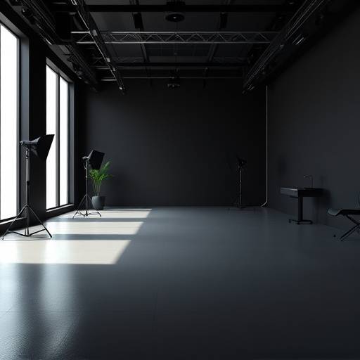 모던하고 세련된 블랙 스튜디오