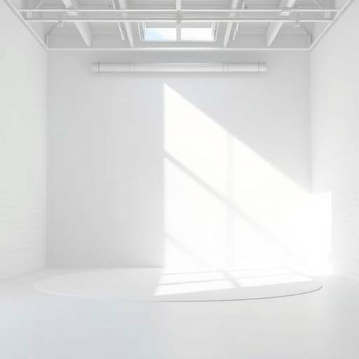 자연광이 풍부한 화이트톤 스튜디오